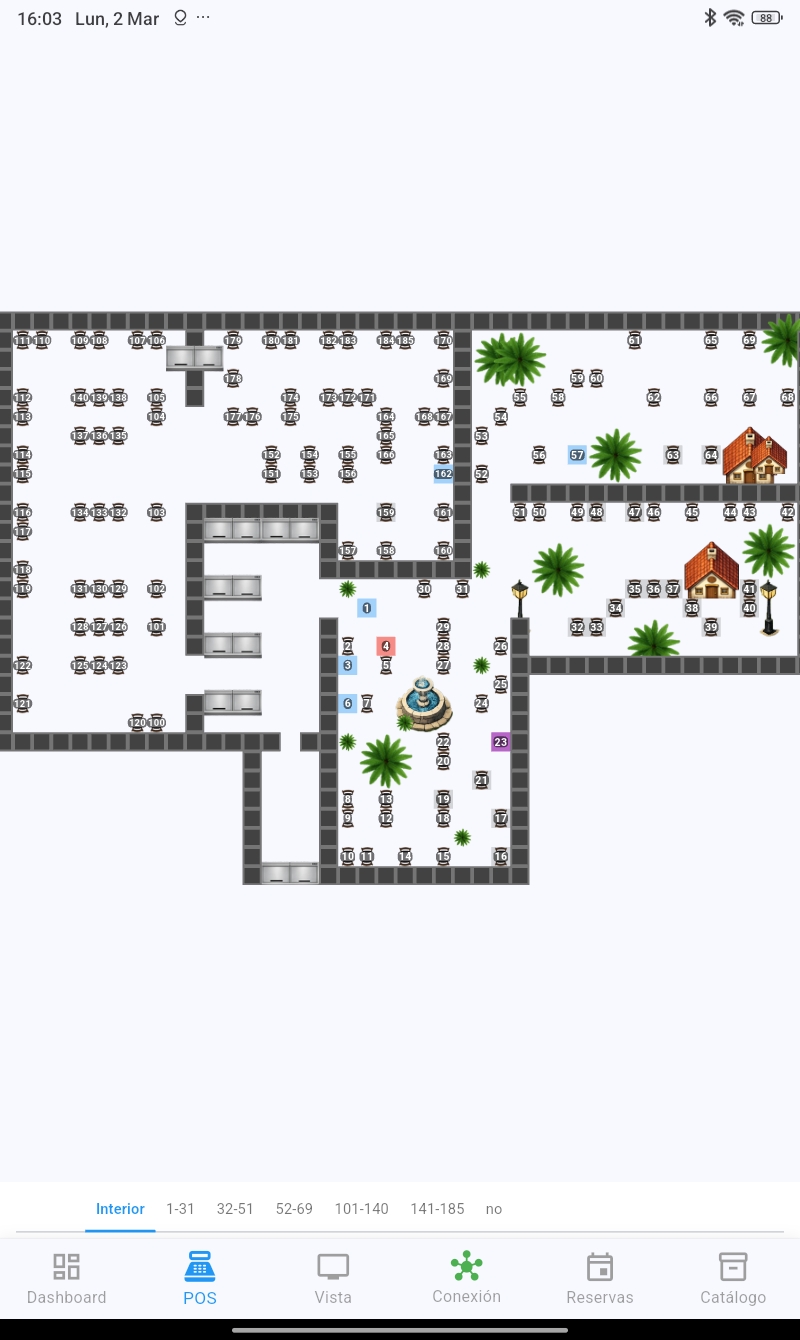 Mapa del salón — Restmatik